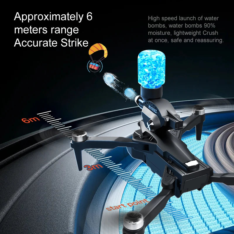 DRONE PROFISSINAL - K11 MAX K11 - 4K - 3 CAMERAS
