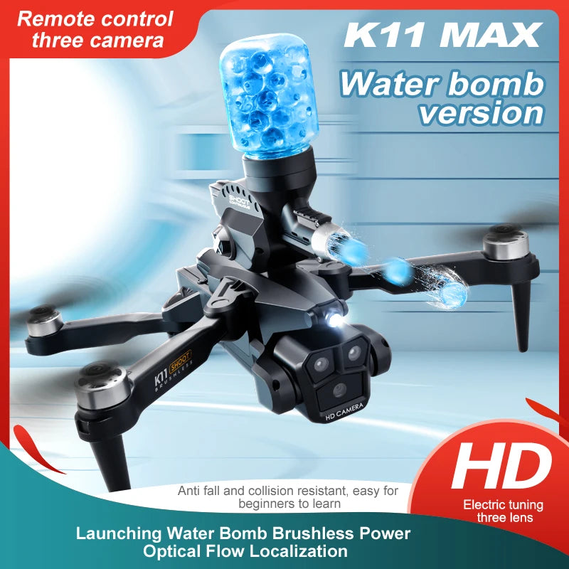DRONE PROFISSINAL - K11 MAX K11 - 4K - 3 CAMERAS