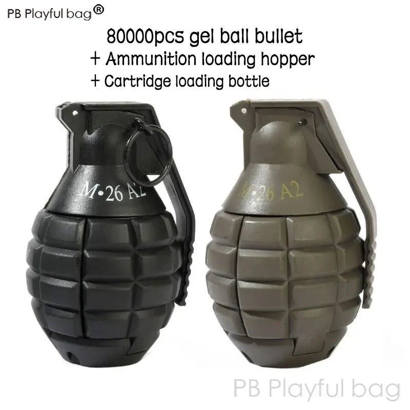 GRANADA DE PLASTICO REUTILIZAVEL AIRSOFT V01 A 19 - CASCO DE TARTARUGA