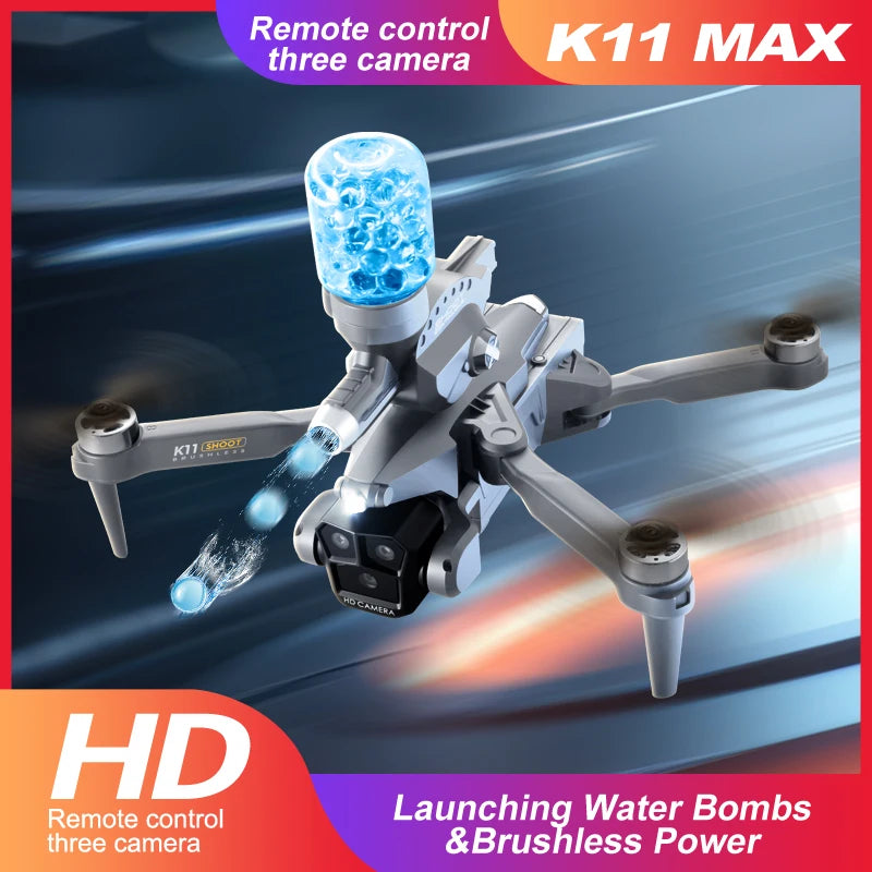 DRONE PROFISSINAL - K11 MAX K11 - 4K - 3 CAMERAS