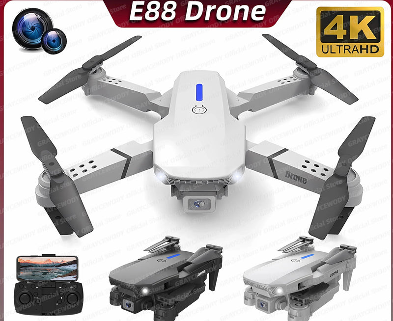 DRONE PROFISSIONAL -  4K DUAL CAMERA