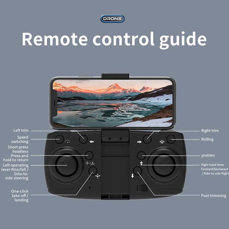 DRONE PROFISSIONAL -  4K DUAL CAMERA