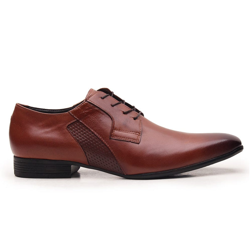 Sapato Social Calvest Em Couro Carneiro-1100D347-HAVANA-44