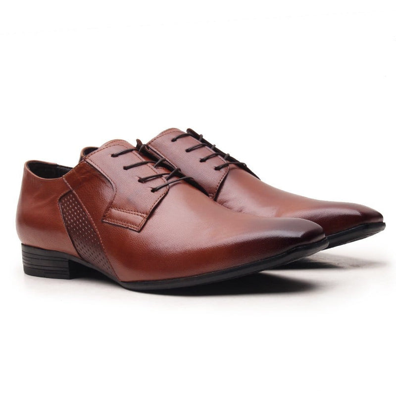 Sapato Social Calvest Em Couro Carneiro-1100D347-HAVANA-44