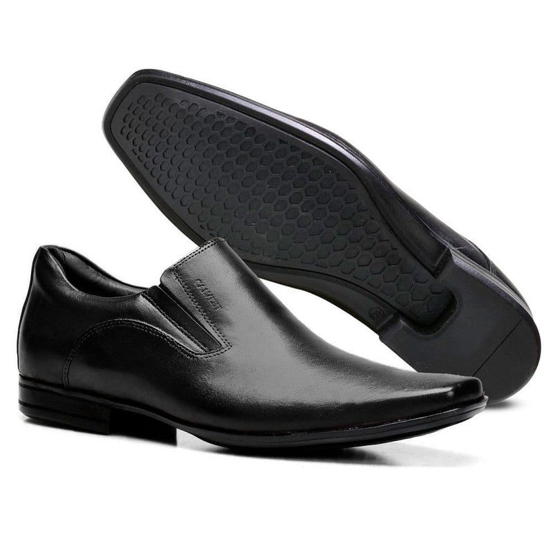 Sapato Social Masculino Calvest Em Couro Preto Tradicional 2305B461 - 40