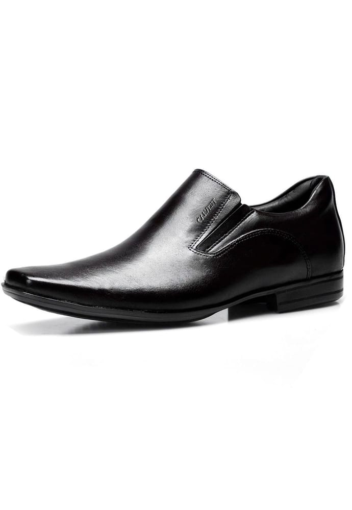 Sapato Social Masculino Calvest Em Couro Preto Tradicional 2305B461 - 40